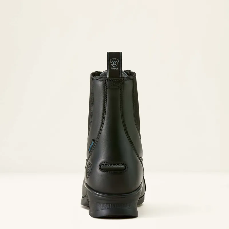 Ariat Womens Heritage Zip Waterproof Paddock Boot Black-2