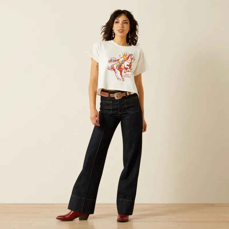 Ariat Womens Sendero Yeehaw Cropped T-Shirt-4