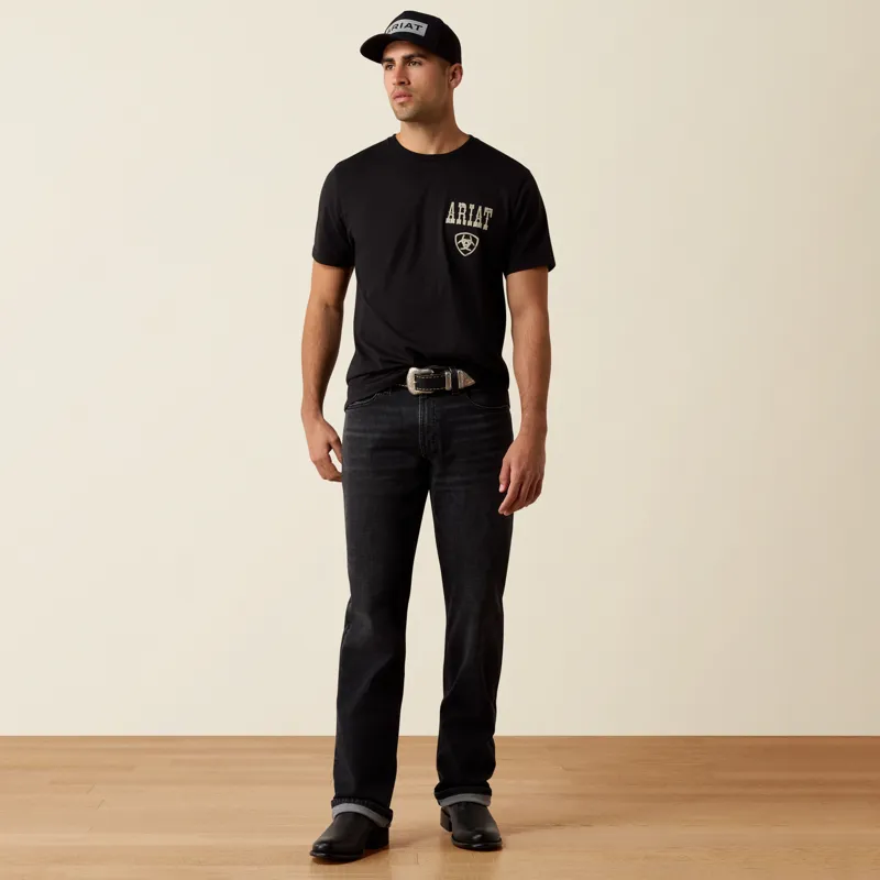 Ariat Men's Cowboy Way Up T-Shirt Black-3