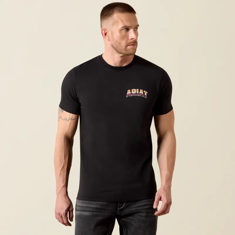 Ariat Men's Country Rock Short Sleeve T-Shirt Black-3