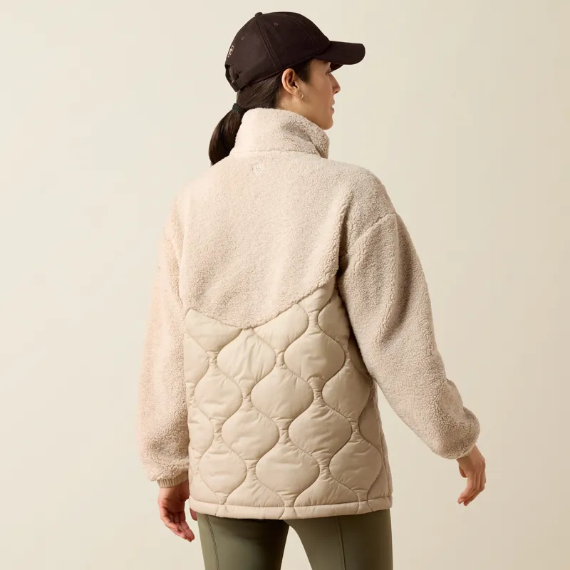 Ariat Womens Sherpuff Jacket in Chateau Grey-2