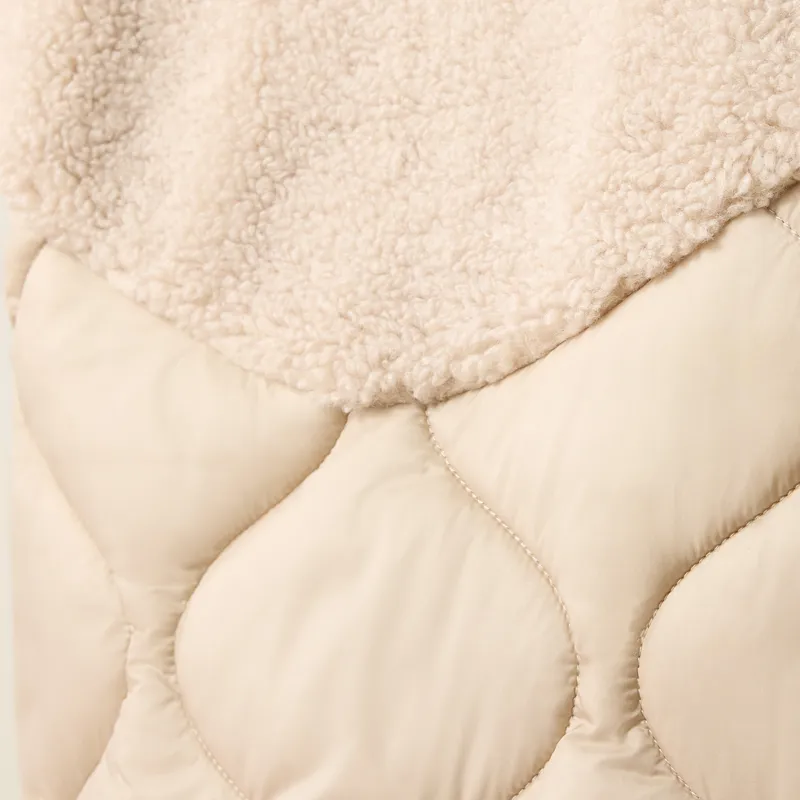 Ariat Womens Sherpuff Jacket in Chateau Grey-5
