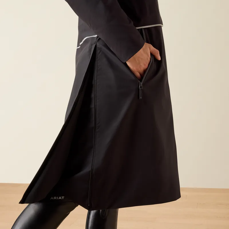 Ariat Womens Long Rider Waterproof Coat Black-3