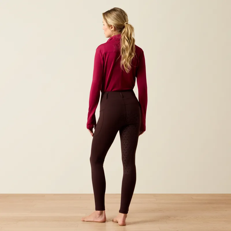Ariat Womens Venture 2.0 Thermal Full Seat Tight Chocolate Plum-5