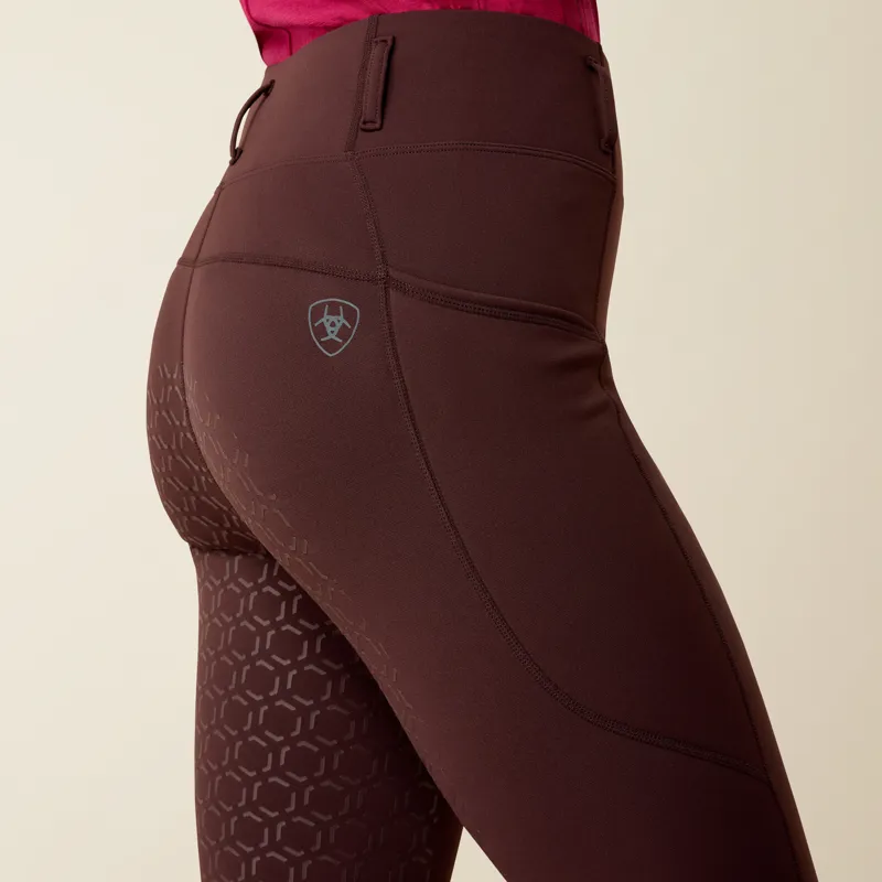 Ariat Womens Venture 2.0 Thermal Full Seat Tight Chocolate Plum