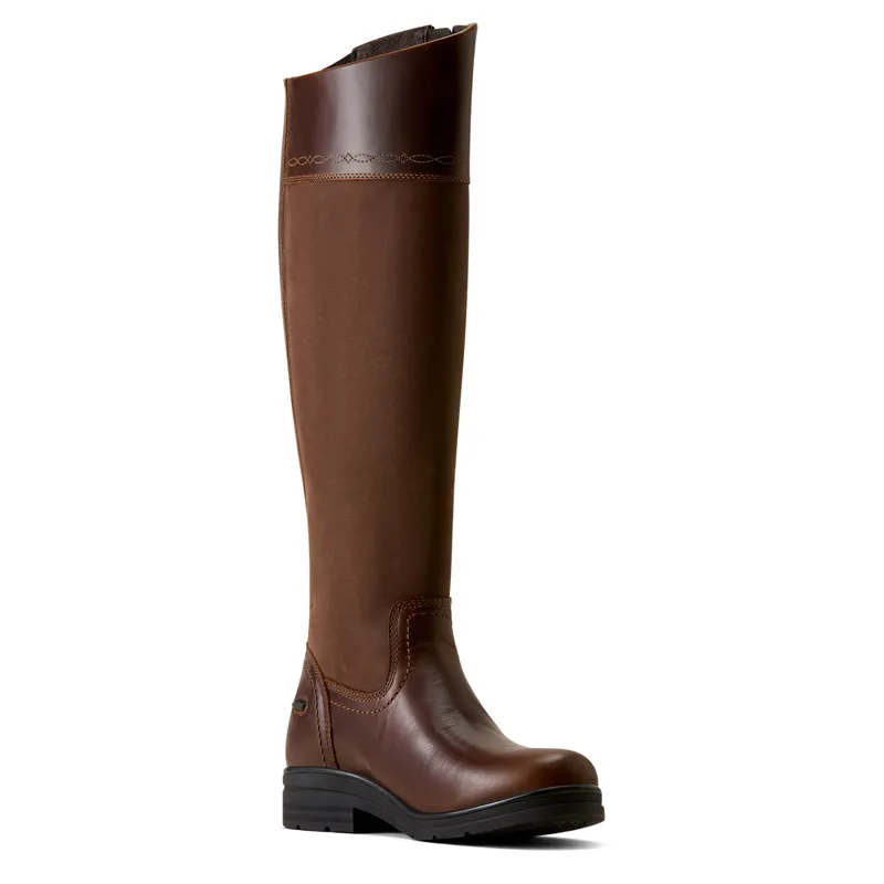Ariat Womens Windsor Waterproof Boot in Tobacco Brown-2