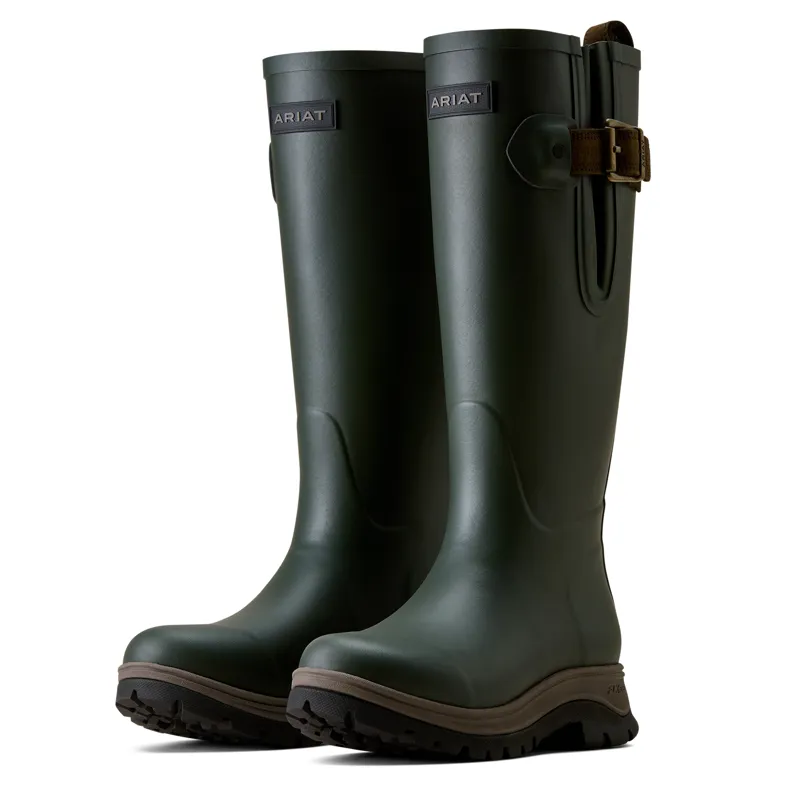 Ariat Women's Woodstock Rubber Boot in Olive Night-1