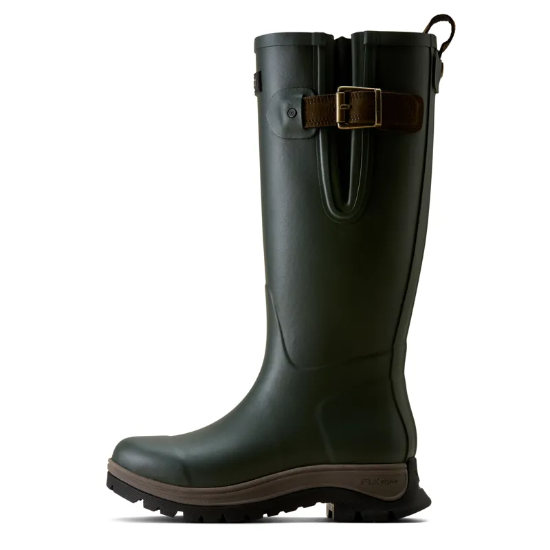Ariat Women's Woodstock Rubber Boot in Olive Night-2