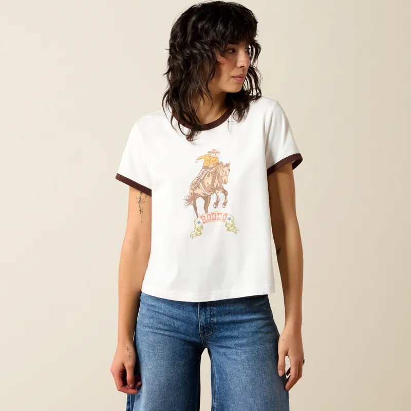 Ariat Women's Sundance Short Sleeve T-Shirt in Parchment-1