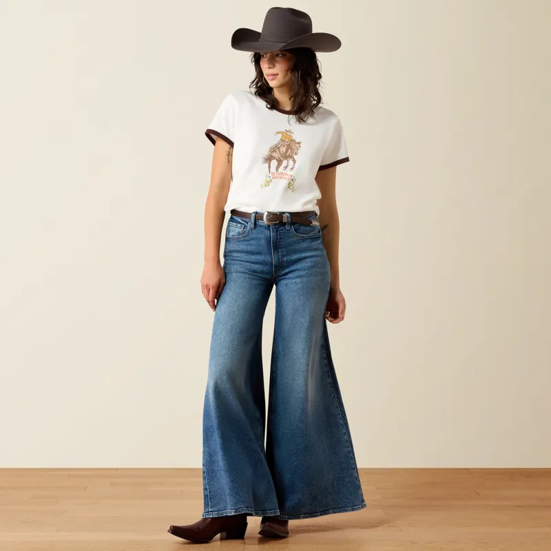 Ariat Women's Sundance Short Sleeve T-Shirt in Parchment-2