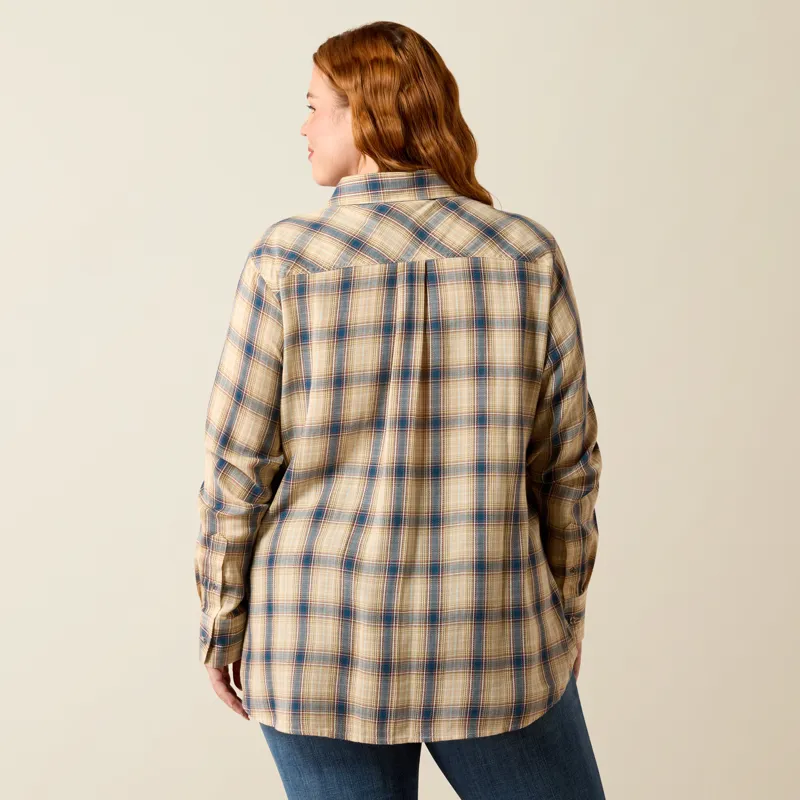 Ariat Women's Billie Jean Western Shirt in Horizon Plaid-2