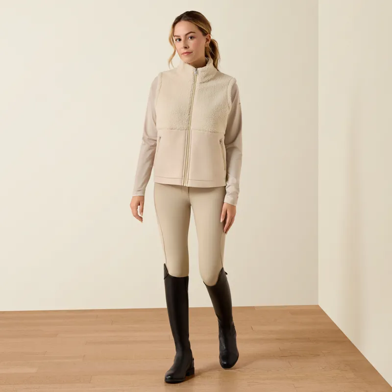 Ariat Youth Laviolette Full Zip Gilet in Almond Milk-1