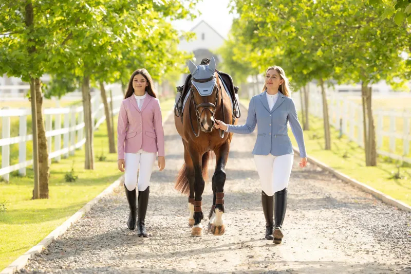 LeMieux Young Rider Kennedy Show Jacket Powder Blue-6