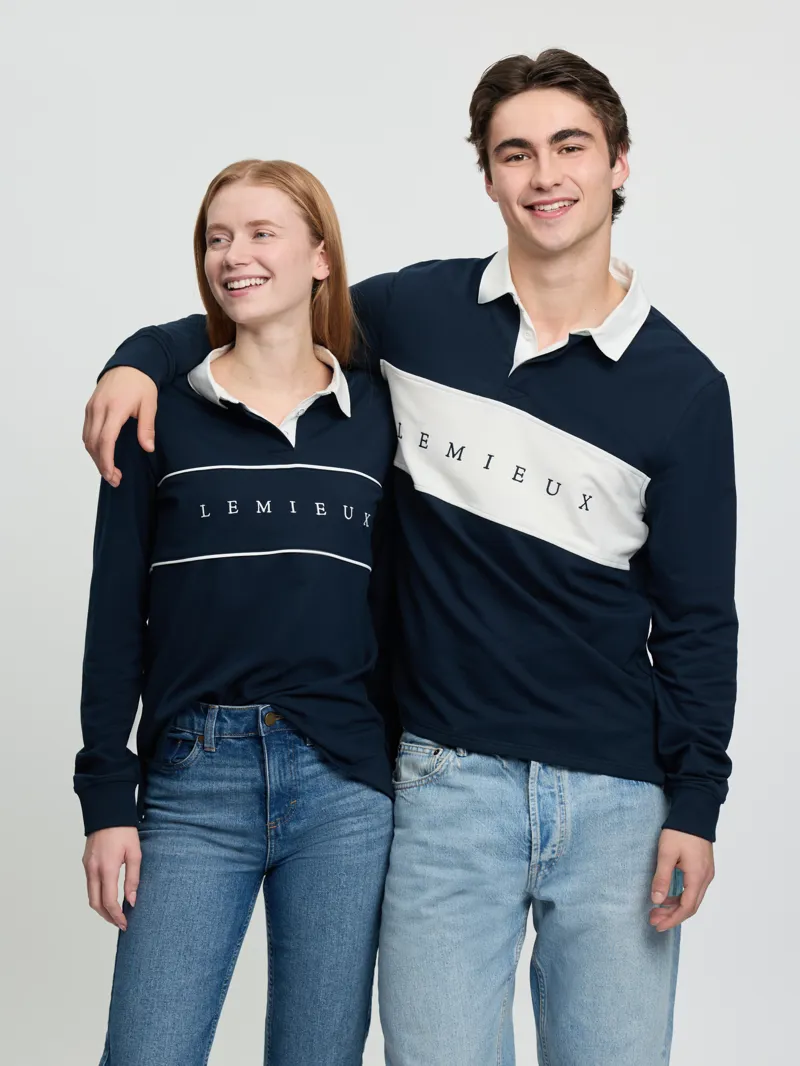 LeMieux Rochelle Rugby Shirt in Navy-5