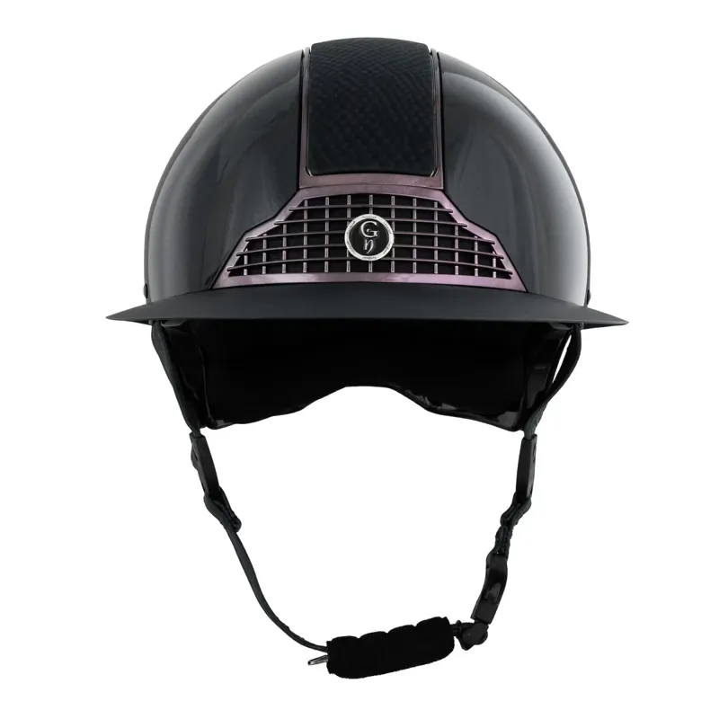 Gatehouse Oxer Riding Hat Standard Peak Black-3