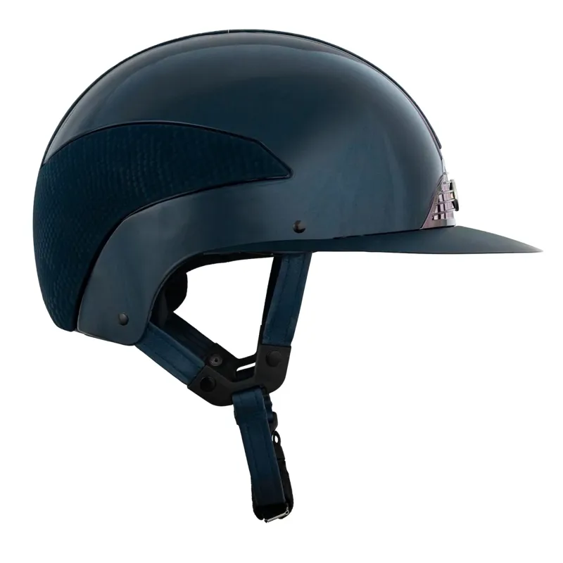 Gatehouse Oxer Riding Hat Standard Peak Navy-1