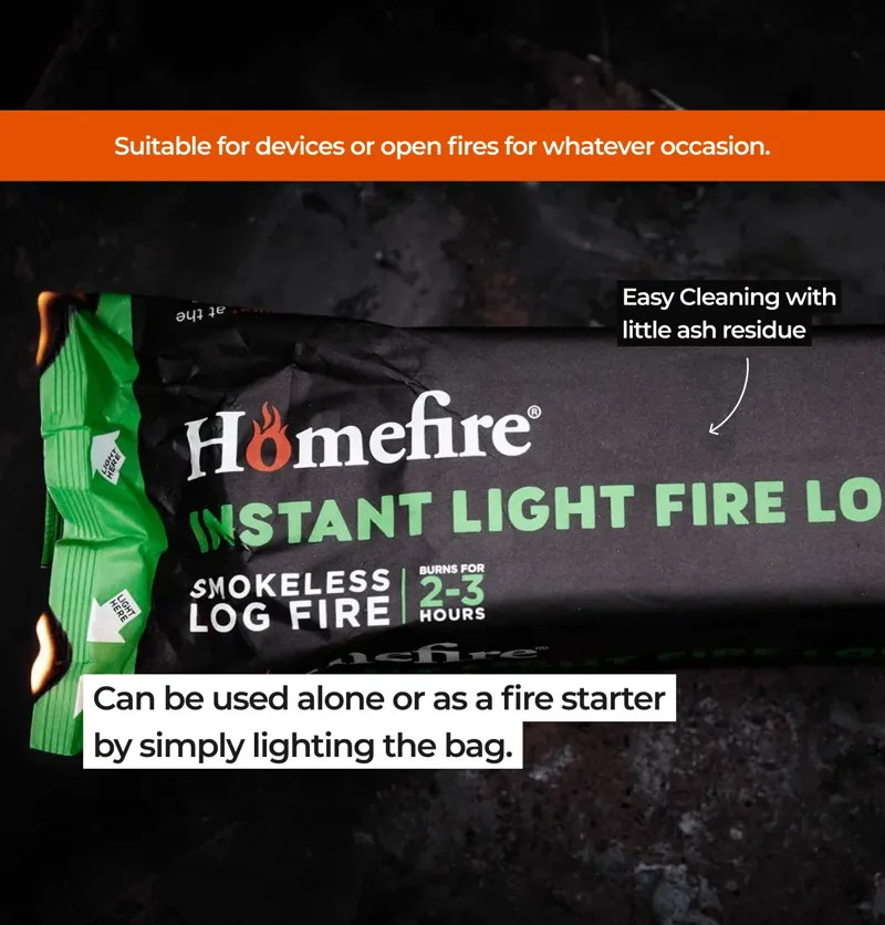 Homefire Instant Light Fire Log-4