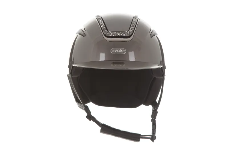 Evoke Callisto Classic Peak Metallic Graphite Marcasite Crystal Frame-3