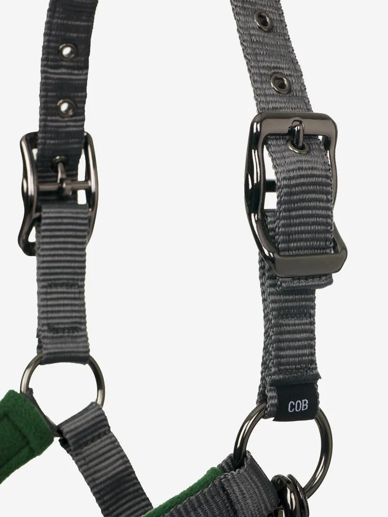 LeMieux Vogue Headcollar and Leadrope in Hunter Green-2