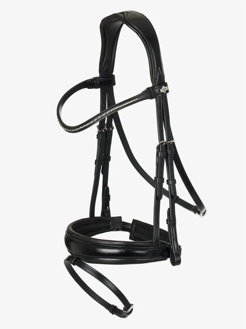 LeMieux Kudos Classic Dressage Bridle Black