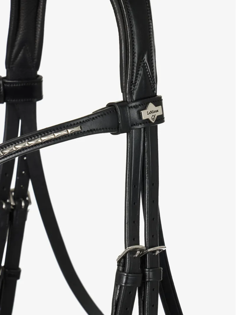 LeMieux Kudos Classic Dressage Bridle Black-1
