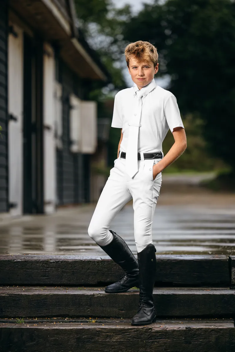 LeMieux Young Rider Boys Breech White-2