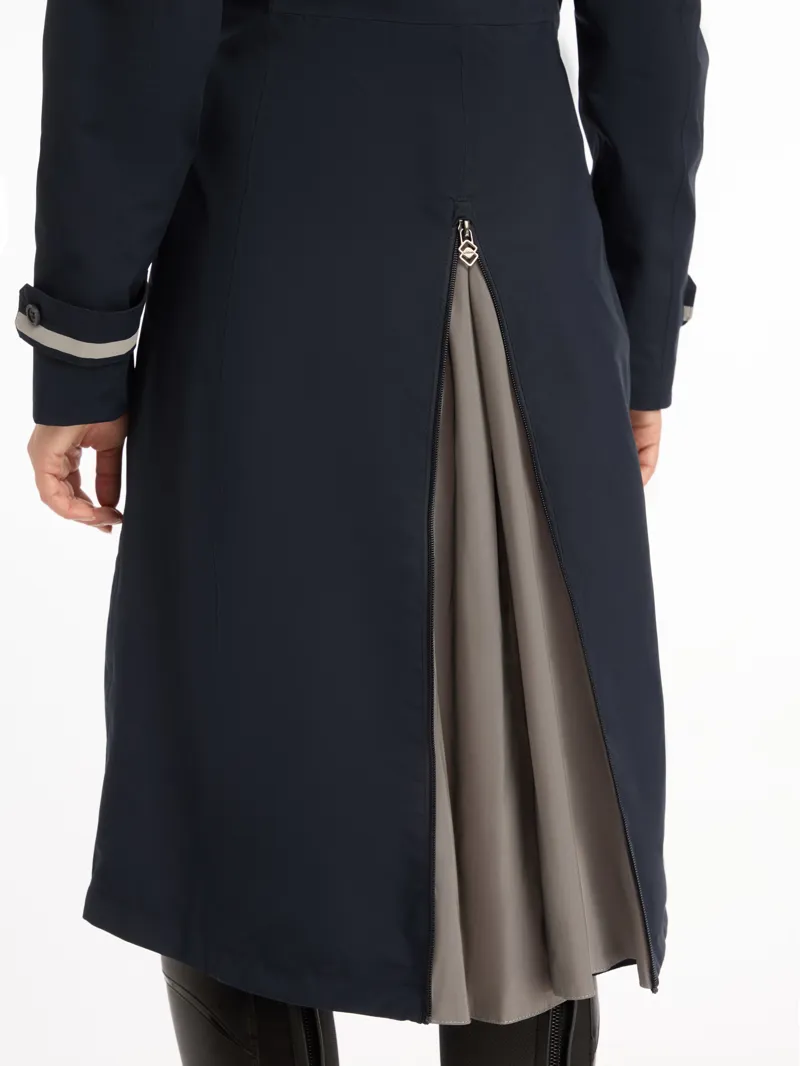 LeMieux Amelie Waterproof Lightweight Riding Coat Navy-1