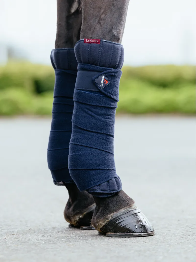 LeMieux Memory Foam Bandage Pad in Navy-3