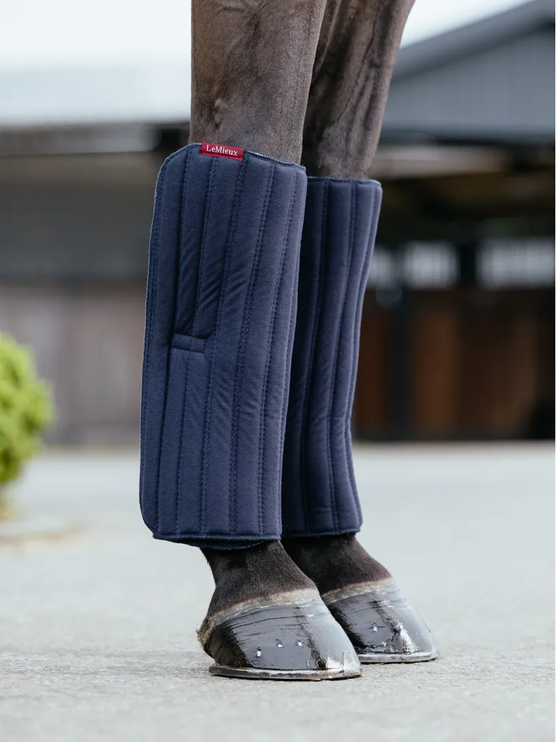 LeMieux Memory Foam Bandage Pad in Navy-4