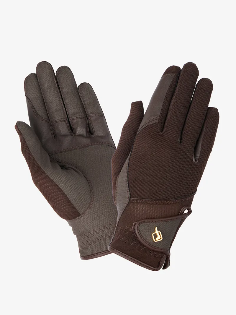 LeMieux Close Contact Glove Brown