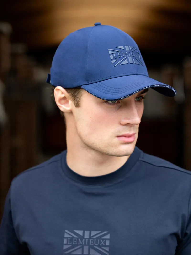 LeMieux Union Jack Baseball Cap in Navy-2