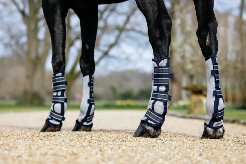 LeMieux Arika Mesh Fly Boots Navy-1