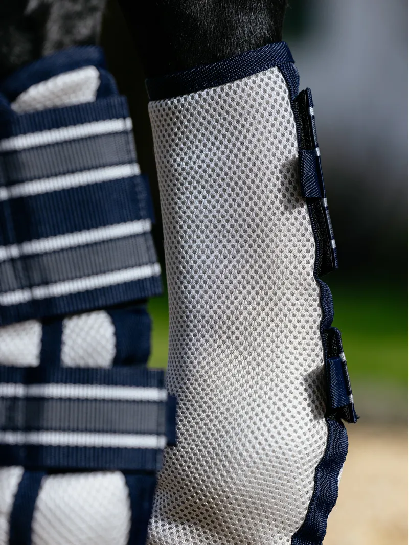LeMieux Arika Mesh Fly Boots Navy-3