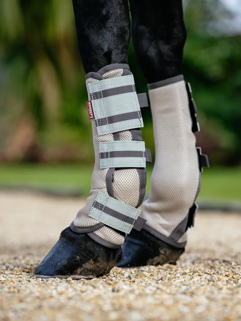LeMieux Arika Mesh Fly Boots Stone-3