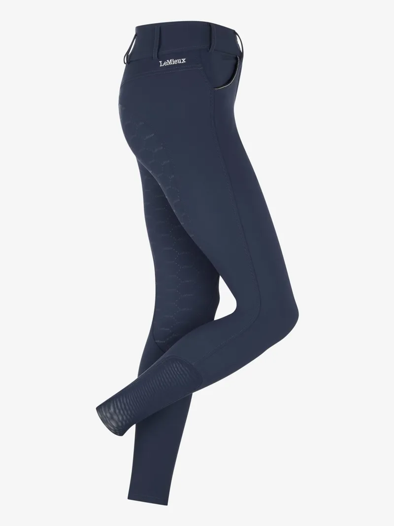 LeMieux Victoria Breech Silicone Seat Navy-1