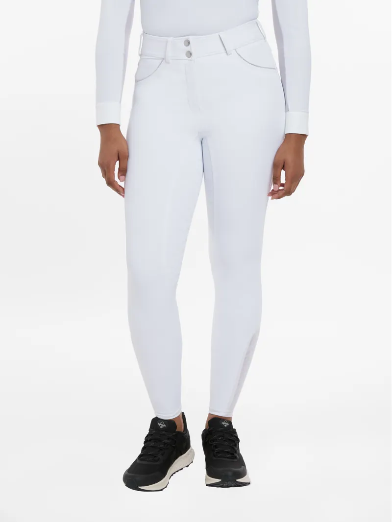 LeMieux Victoria Breech Silicone Seat White-3