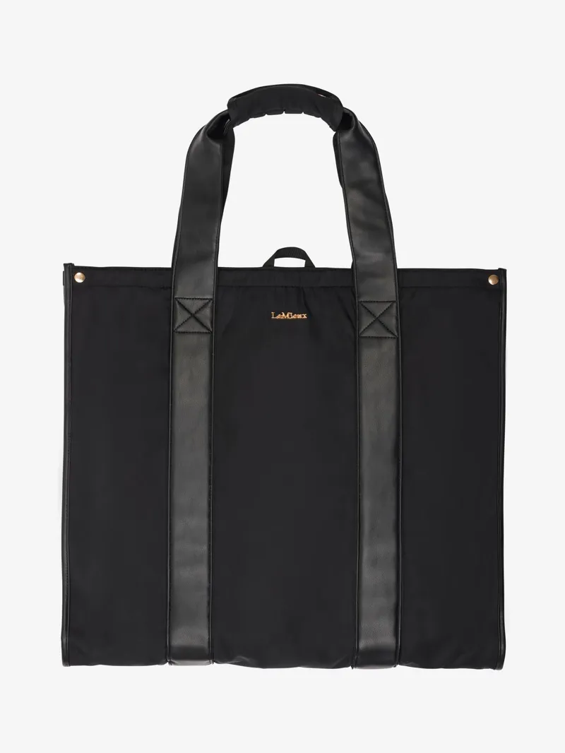 LeMieux Luxe Show Jacket Duffle Bag Black-2