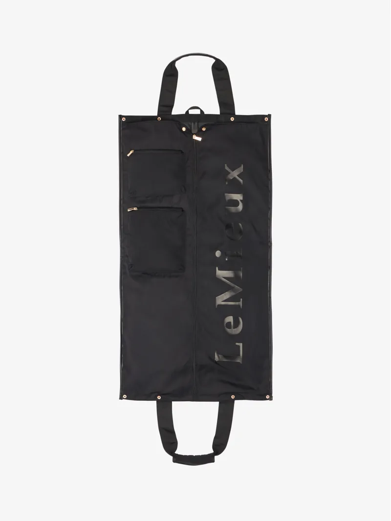 LeMieux Luxe Show Jacket Duffle Bag Black-3