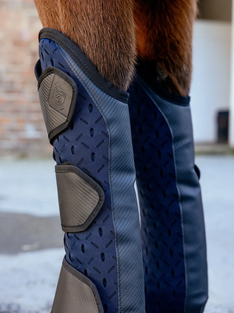 LeMieux Kudos 3D Mesh Travel Boots Navy-4