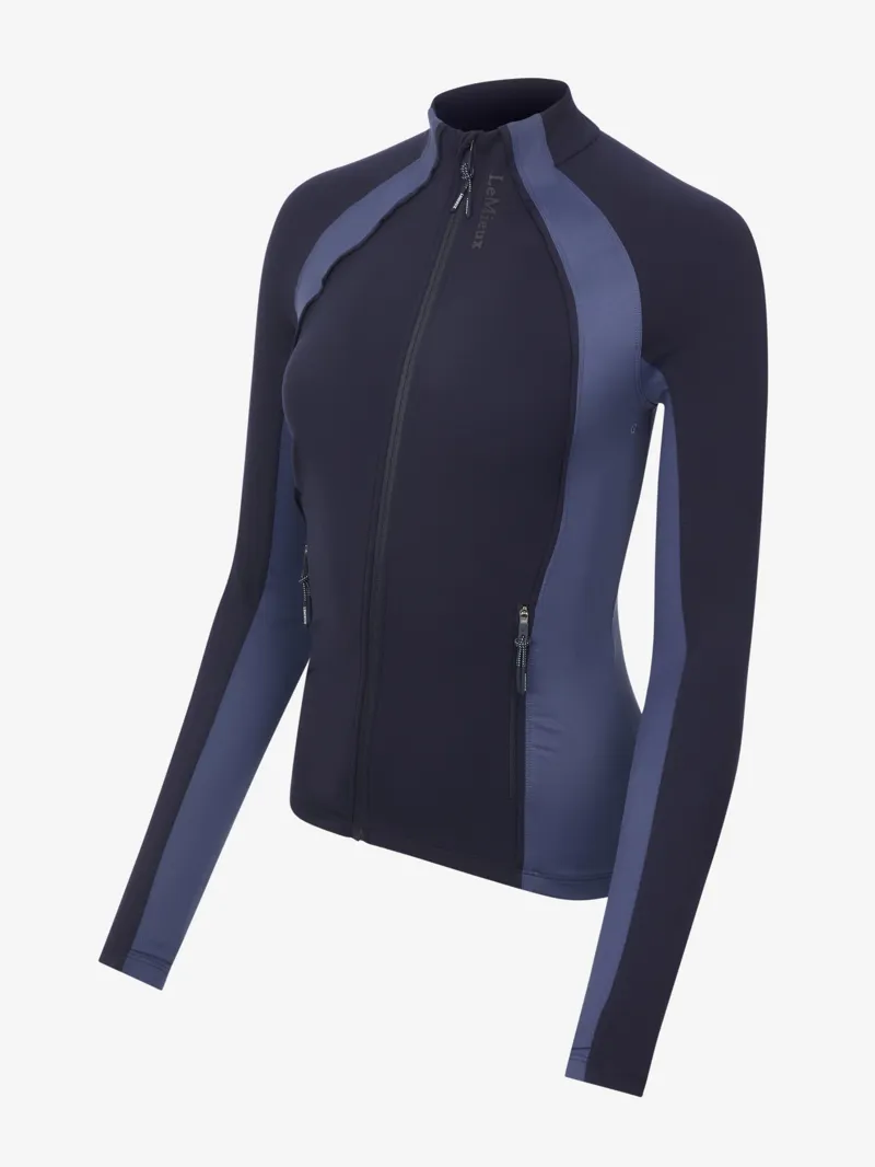 LeMieux Carly Zip Through Top Navy