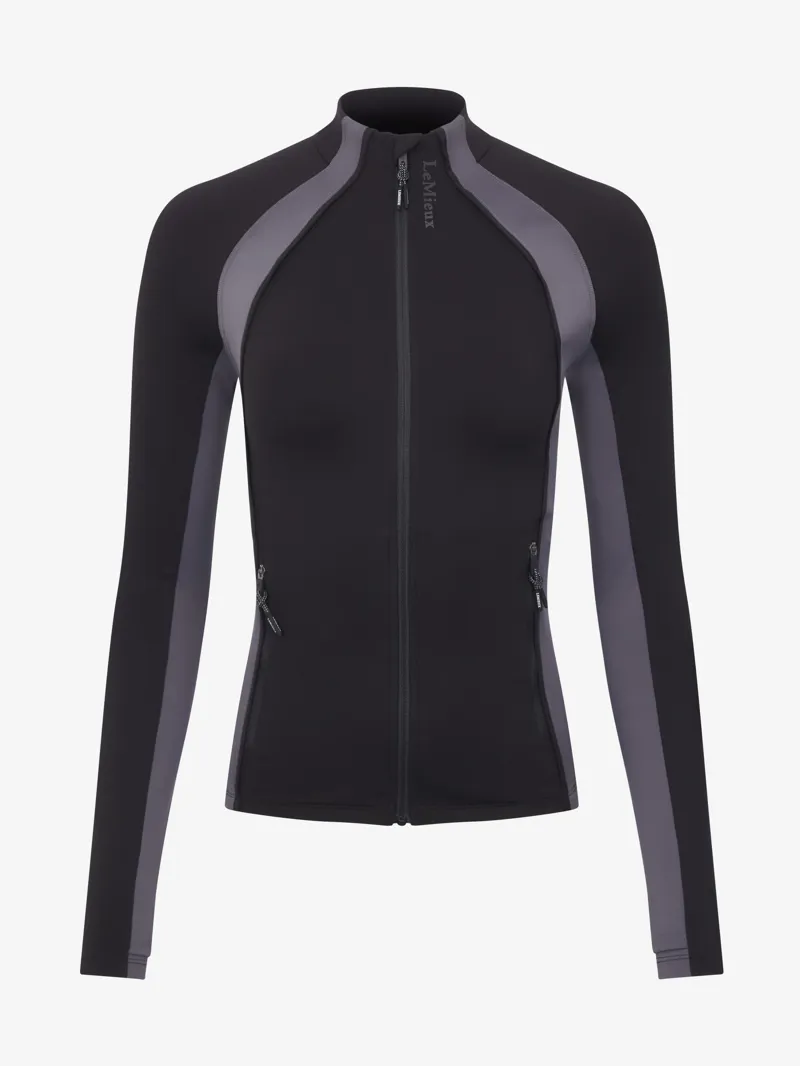 LeMieux Carly Zip Through Top Black-1