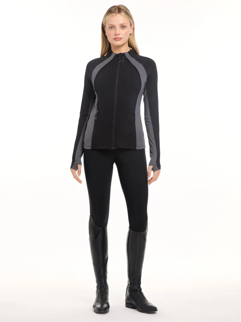 LeMieux Carly Zip Through Top Black-5