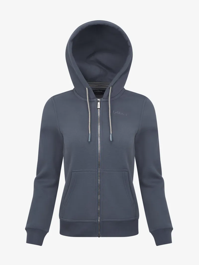 LeMieux Elle Zip Through Hoodie Petrol-1