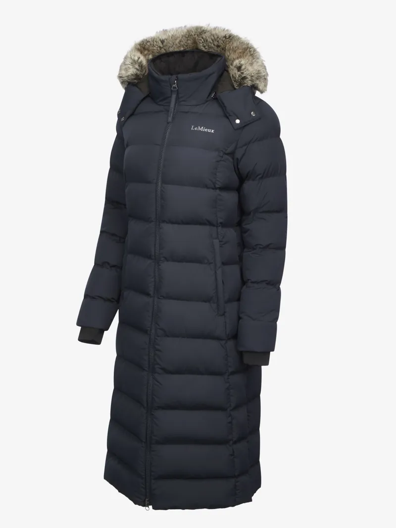 LeMieux Harper Longline Puffer Coat Navy