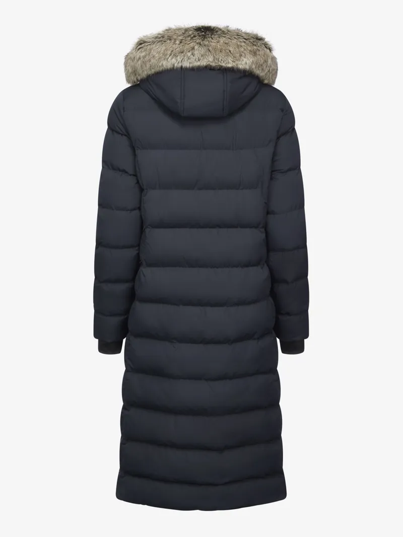 LeMieux Harper Longline Puffer Coat Navy-2