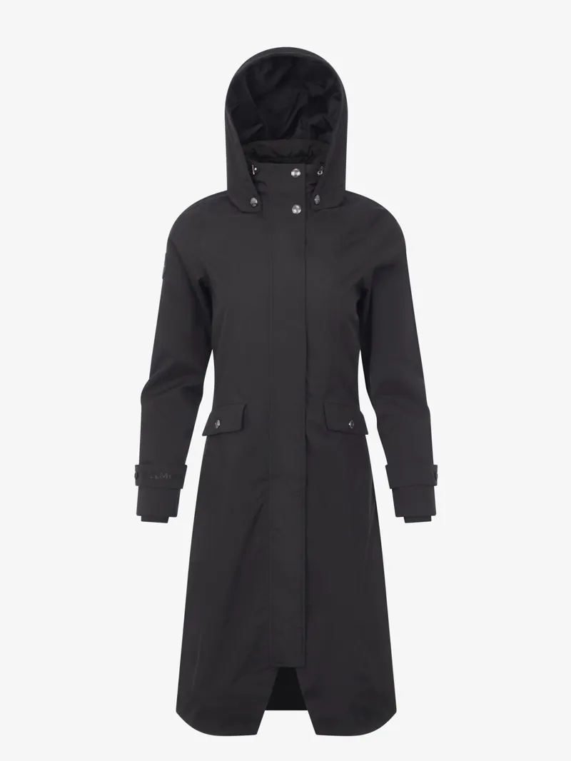 LeMieux Amelie Waterproof Lightweight Riding Coat In Black
