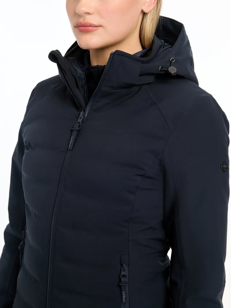 LeMieux Womens Brooke Hybrid Waterproof Jacket Navy-6