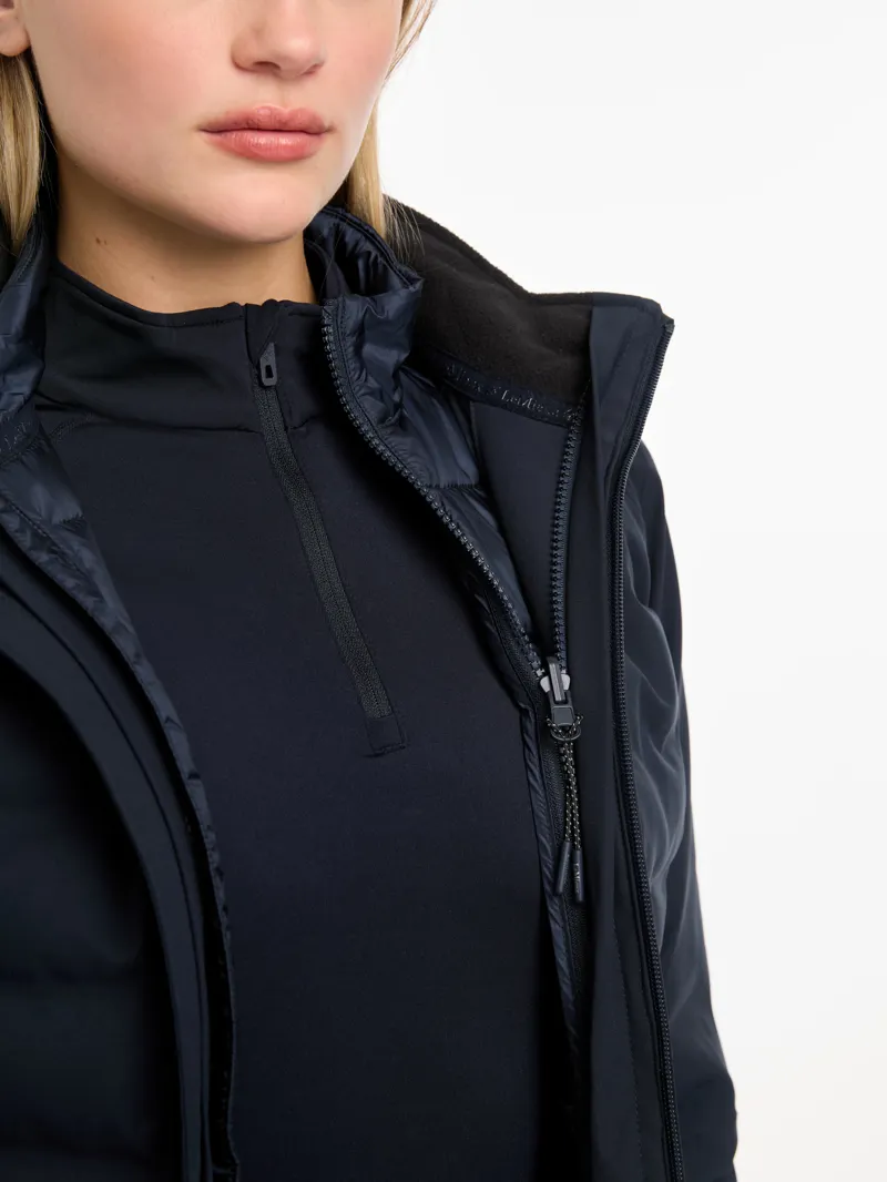 LeMieux Womens Brooke Hybrid Waterproof Jacket Navy-2