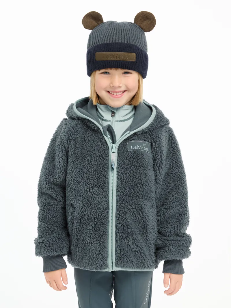LeMieux Mini Bear Beanie Petrol-1