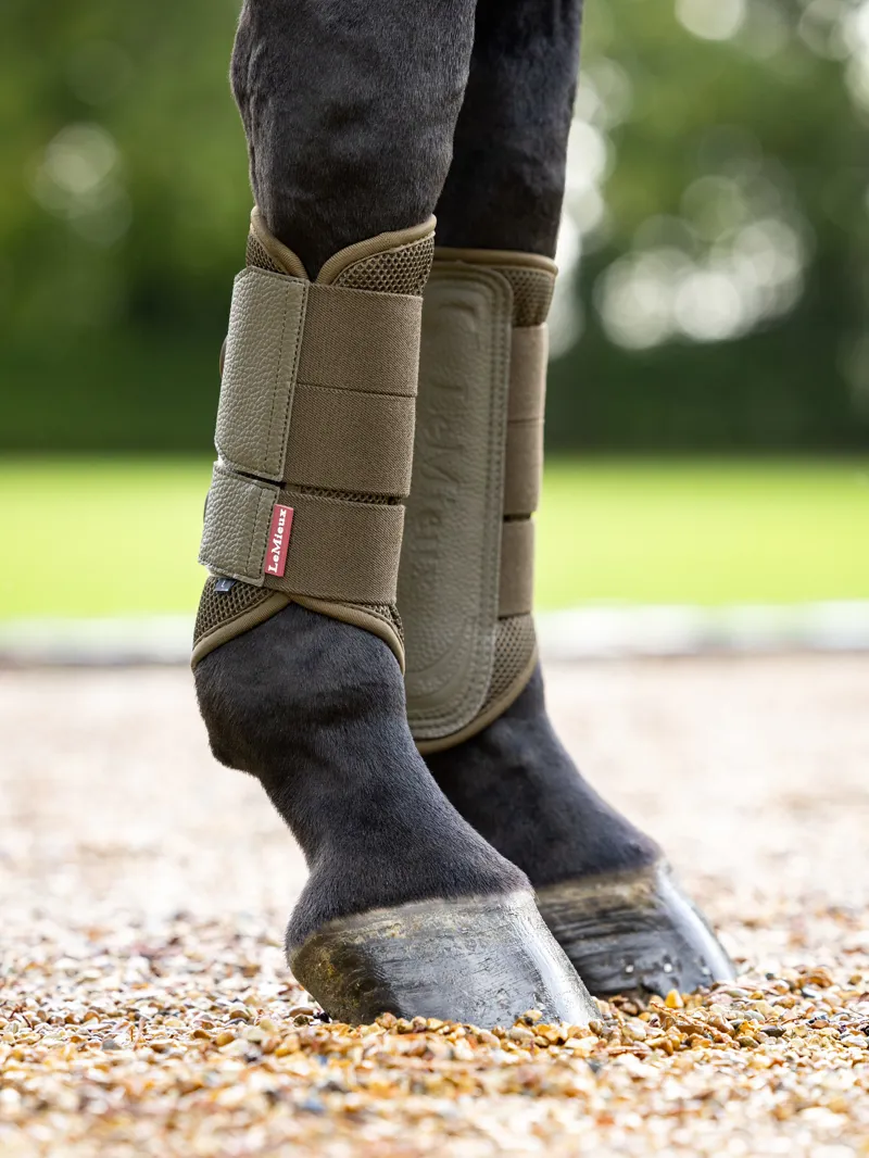 LeMieux Arika Mesh Brushing Boots Alpine-4